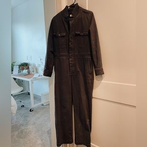 Madewell- Black denim jumpsuit